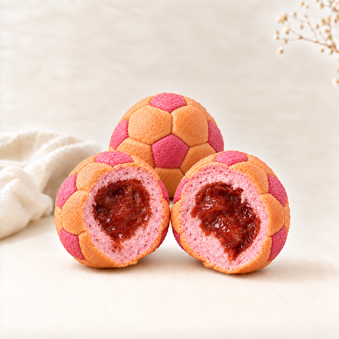 Strawberry Soccer Bread